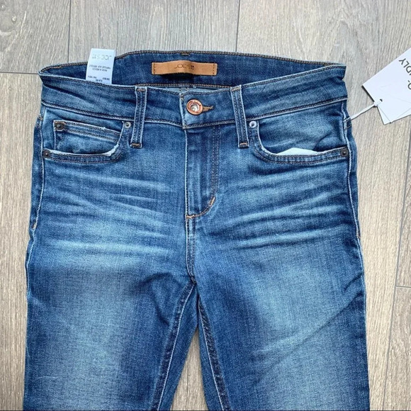 Joe's Jeans Women's Skinny Jeans Icon Ankle Denim Rolled Cuff Hem Blue - Picture 4 of 16